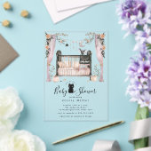 Gothic Crib Baby Shower Einladung (In Situ (Hochzeit))
