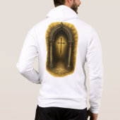 Gothic Cross Archway Zip Hoodie - Salvation Light (Rückseite)