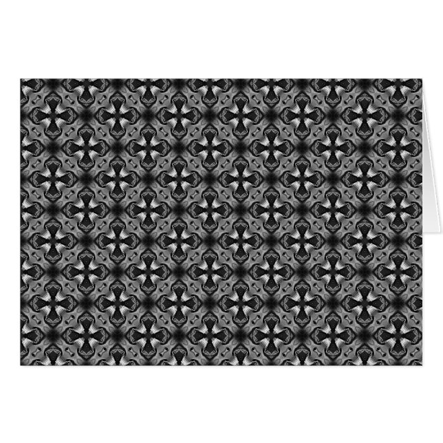 Gothic Cross Grußkarte (Vorderseite (Horizontal))