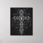 Gothic Cross Leinwanddruck (Vorderseite)