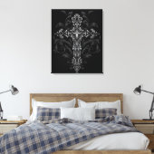 Gothic Cross Leinwanddruck (Insitu (Schlafzimmer))