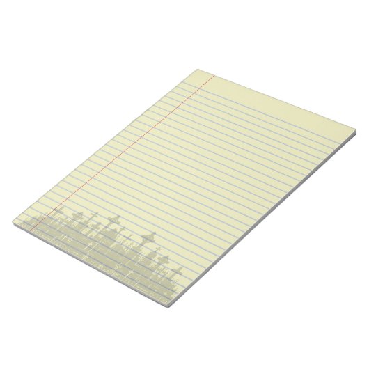 Gothic Crosses Vampire Fantasy Legal Notepad Notizblock (angewinkelt)