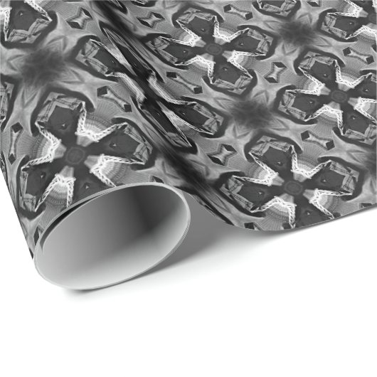 Gothic-Crosspulpapier Geschenkpapier (Rolleneckpunkt)