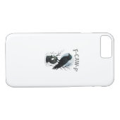 Gothic Crow F Caw F Raven Skull Halloween Graphic Case-Mate iPhone Hülle (Rückseite (Horizontal))
