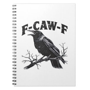 Gothic Crow Humor F-Caw-F Lustig Essential Notizblock