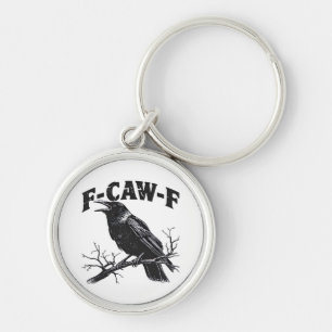 Gothic Crow Humor F-Caw-F Lustig Essential Schlüsselanhänger