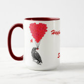 Gothic Crow & Liebe Tasse (Links)