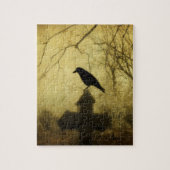 Gothic Crow On Cross Puzzle (Vertikal)