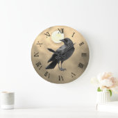 Gothic Crow Uhr (Zuhause)