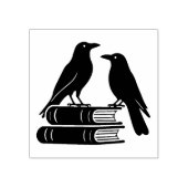 Gothic Crows Stapel Bücher Dark Academia Gummistempel (Prägung)