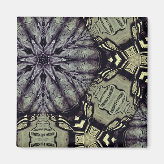 Gothic crypt mandala magnet (Vorne)