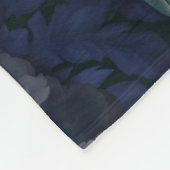 Gothic Cthulhu Türkis Tentacle mit Blume Fleecedecke (Ecke)