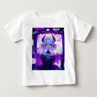 Gothic Cyberpunk Demon Fantasy Anime Girl