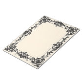 Gothic Damask Frame Notizblock (angewinkelt)