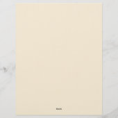 Gothic Damask Frame Stationery Paper Briefbogen (Rückseite)