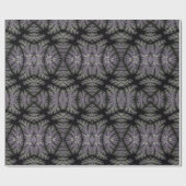 Gothic Damask Lavender Sage Fern Muster Craft Geschenkpapier (Flach)