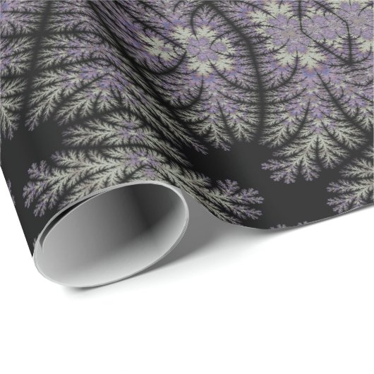 Gothic Damask Lavender Sage Fern Muster Craft Geschenkpapier (Rolleneckpunkt)