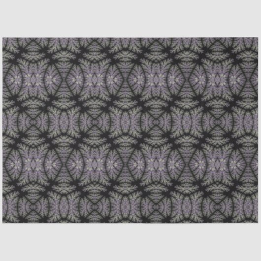 Gothic Damask Lavender Sage Fern Muster Craft Seidenpapier (Vorderseite)