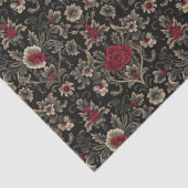 Gothic Damask Muster Seidenpapier (Detail)
