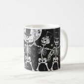 Gothic Dancing Skeleton Geschenksammlung Kaffeetasse (VorderseiteRechts)