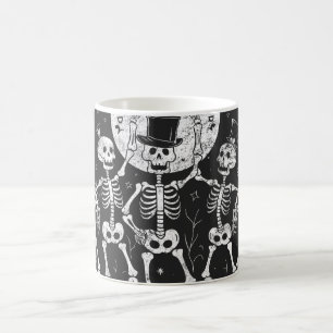 Gothic Dancing Skeleton Geschenksammlung Kaffeetasse