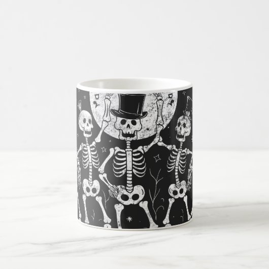 Gothic Dancing Skeleton Geschenksammlung Kaffeetasse (Mittel)