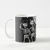 Gothic Dancing Skeleton Geschenksammlung Kaffeetasse (Links)