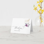 Gothic Danke, Dark Wedding Halloween Card N100 Karte (Gelbe Blume)