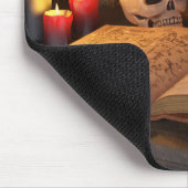 Gothic Dark Academia Kerzenbeleuchtete Studienkuns Mousepad (Ecke)