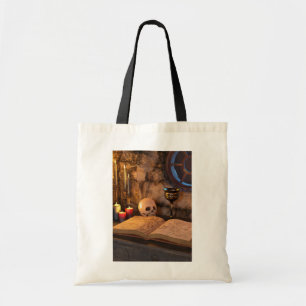 Gothic Dark Academia Kerzenbeleuchtete Studienkuns Tragetasche