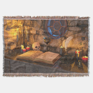 Gothic Dark Academia Kerzenbeleuchtete Studiokunst Decke