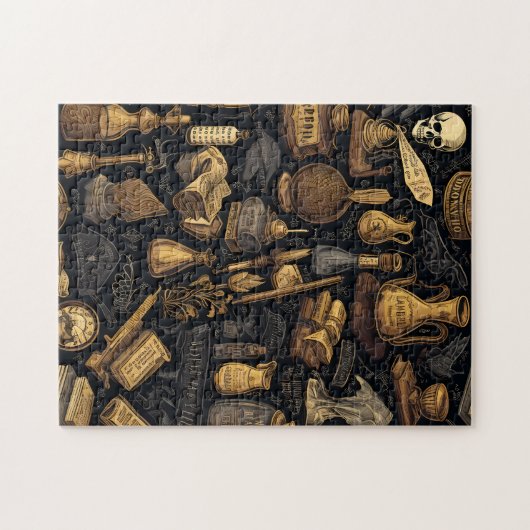 Gothic Dark Academia Puzzle (Horizontal)