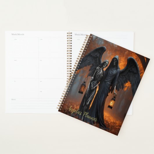 Gothic Dark Angel personalize Planer (Anzeige)