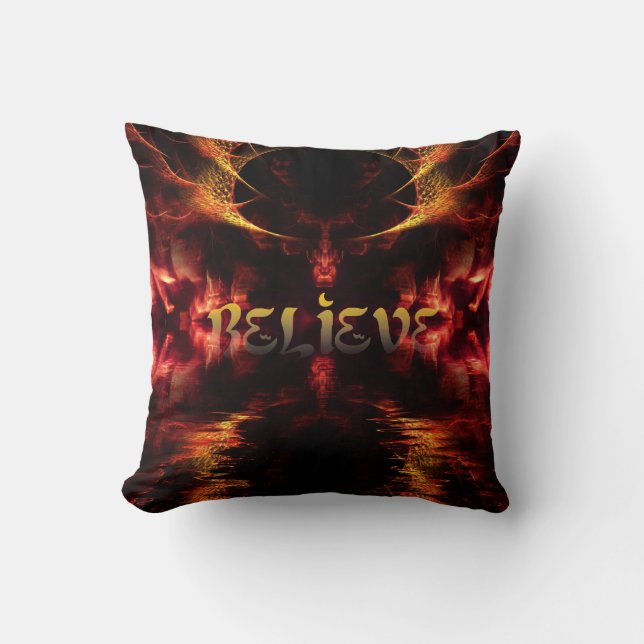 Gothic Dark Art glaubt Jumbo Cushion Pillow Kissen (Vorderseite)