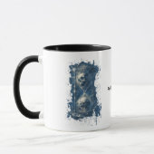 Gothic Dark Art Schädel-Stundenglas-Tasse Tasse (Links)