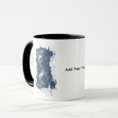 Gothic Dark Art Schädel-Stundenglas-Tasse Tasse (Vorderseite Links)