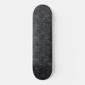 Gothic Dark Ashen Floral Bloom Skateboard (Vorderseite)
