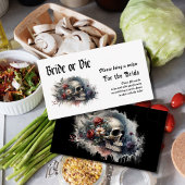 Gothic Dark Bridge oder Die Brautparty Rezept Begleitkarte