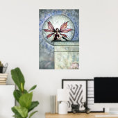 Gothic Dark Fairy Fantasy Poster Print (Heimbüro)