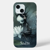 Gothic Dark Fantasy Fairy Skeleton Individuelle Na Case-Mate iPhone Hülle (Rückseite)