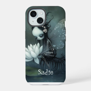 Gothic Dark Fantasy Feen Skelett Benutzername iPhone 15 Hülle