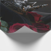 Gothic Dark Fantasy Kronen Geschenkpapier (Ecke)