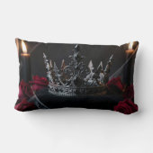Gothic Dark Fantasy Kronen Kissen (Rückseite)