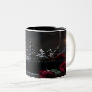 Gothic Dark Fantasy Kronen-Tasse Zweifarbige Tasse