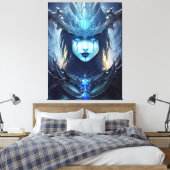 Gothic Dark Fantasy Litch Queen Leinwanddruck (Insitu (Schlafzimmer))