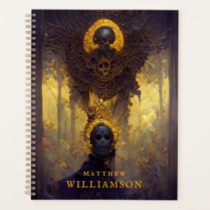 Gothic Dark Fantasy Tod mit Ihrem Namen Planer
