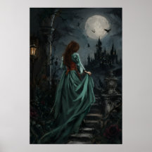 Gothic Dark Feminine Mondlicht Raben Königin