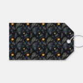 Gothic Dark Gefühl Black and Yellow Geschenkanhänger (Vorderseite (Horizontal))