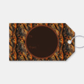 Gothic Dark Gefühl Black Yellow Geschenkanhänger (Vorderseite (Horizontal))