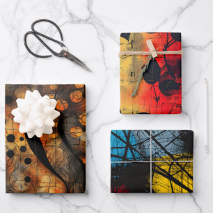 Gothic Dark Gefühl deprimierend Geschenkpapier Set